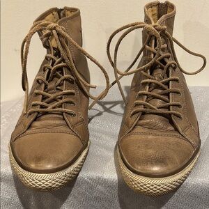 Frye Women's Brown High-Top Sneakers